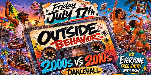 Outside Behavior: Dancehall 2000s vs 2010s at Stafford Room