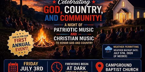 Campground Baptist Church Firework Show