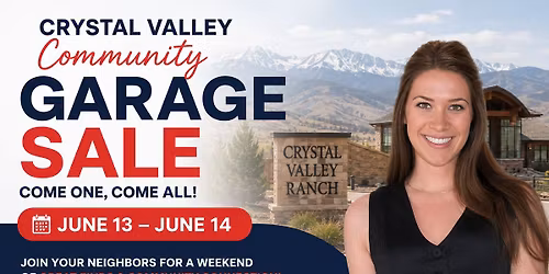Crystal Valley Community Garage Sale 2026