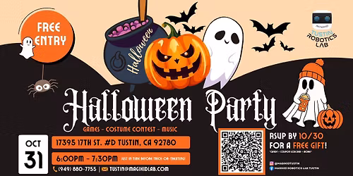 Halloween Party for PK-12 Families!