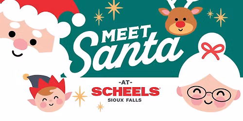 Meet Santa at Sioux Falls SCHEELS 