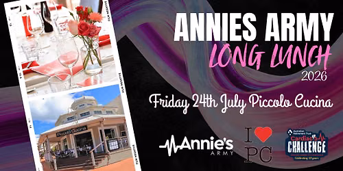 Annies Army Long Lunch 2026
