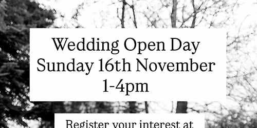 Wedding Open Day
