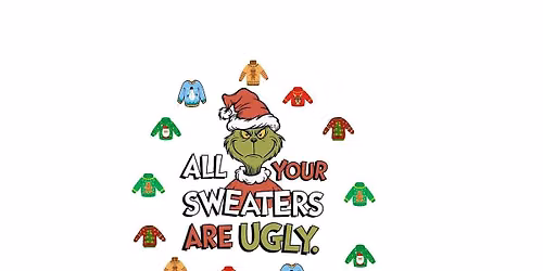 OBA UGLY HOLIDAY SWEATER HOLIDAY PARTY