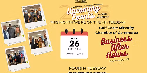 Business After Hours with the Gulf Coast Minority Chamber