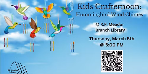 Kids Crafternoon: Hummingbird Wind Chimes