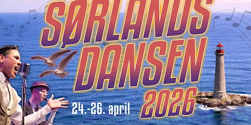 S\u00f8rlandsdansen 2026. Swing og West Coast Swing. Live musikk med Bun-Jon & the big Jive!