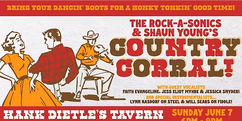 The Rock-A-Sonics and Shaun Young  "Country Corral!"