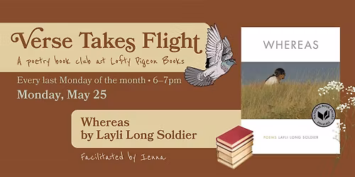 Verse Takes Flight: A Poetry Book Club at Lofty Pigeon Books