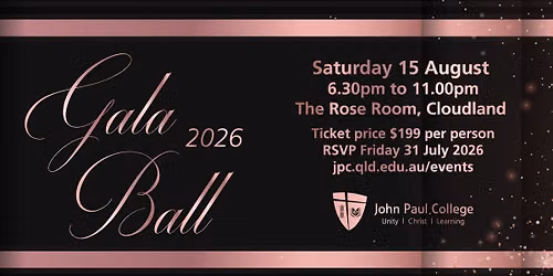 2026 John Paul College Gala Ball