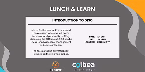 Introduction to DISC: Lunch & Learn
