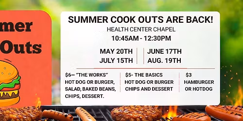 Sunrise Summer Cook Outs 