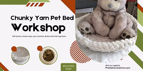 Chunky Yarn Pet Bed Workshop: Hand\u2011Knitted Cozy Nest for Small Pets
