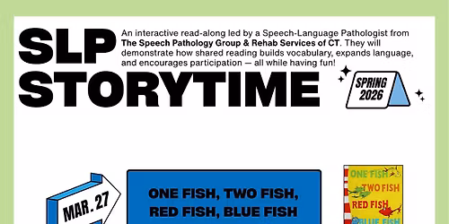 SLP Storytime with The Speech Pathology Group & Rehab Services of CT
