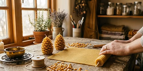 Bee Merry Holiday-themed Candles - After-Work Candle Making Social