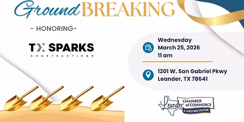 Groundbreaking: Texas Sparks Construction