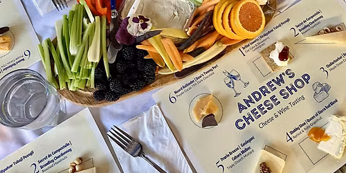 Andrew's Cheese and Wine Pairing