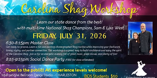 Carolina Shag Workshop