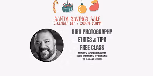 FREE CLASS: Birding Photography Ethics & Tips with OM System