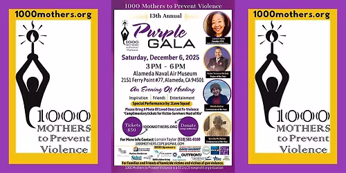 1000 Mothers to Prevent Violence 13th Annual Purple Gala