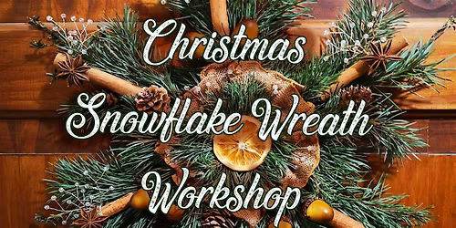 Christmas Snowflake Wreath Craft Workshop