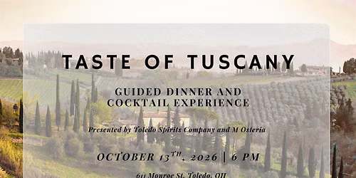 Taste of Tuscany - Guided Dinner and Cocktail Experience