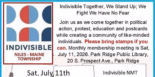 Indivisible Niles Maine Township Membership Meeting