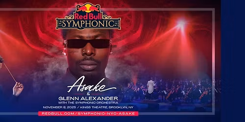 Parking Red Bull Symphonic with Asake