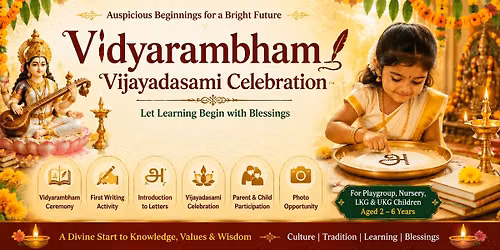 Vidyarambham - Vijayadasami Celebration 2026