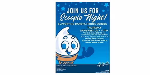 Dakota PTSA Fundraiser at Culver's