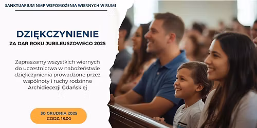 Dzi\u0119kczynienie za dar Roku Jubileuszowego 2025