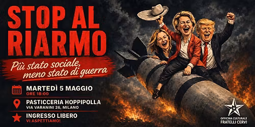 Stop al riarmo!