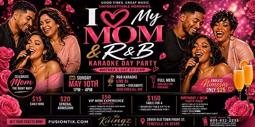 I \u2764\ufe0f My Mom & R&B Karaoke Day Party | Mother\u2019s Day Experience