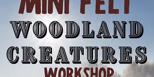 Woodland Creatures Needle Felting