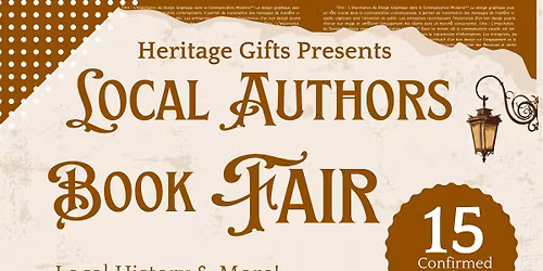 Local Authors Book Fair - Transylvania Heritage Museum