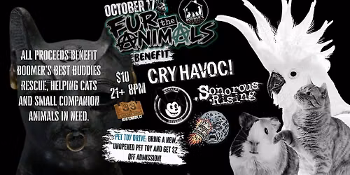 Fur the Animals: Benefit Show