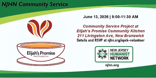 NJHN Volunteer Opportunity at Elijah's Promise Community Kitchen, New Brunswick