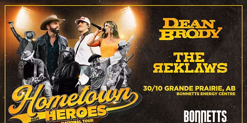 Dean Brody & The Reklaws Hometown Heroes Tour