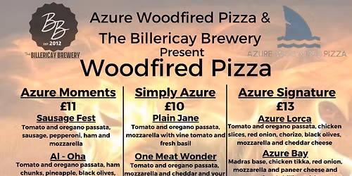 Azure Woodfired Pizza at the Billericay Brewery