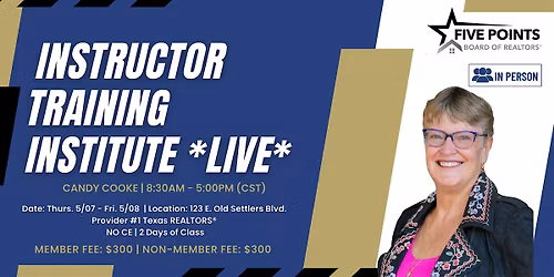 Instructor Training Institute *LIVE*