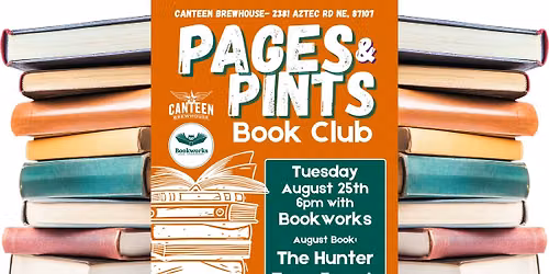 August Pages & Pints Book Club at Canteen Brewhouse