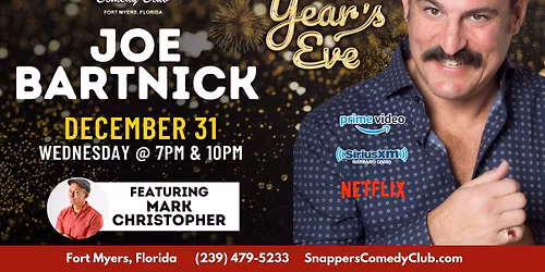 NYE Comedy Show with Joe Bartnick!