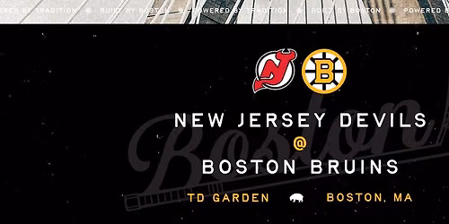 Boston Bruins at New Jersey Devils at Prudential Center