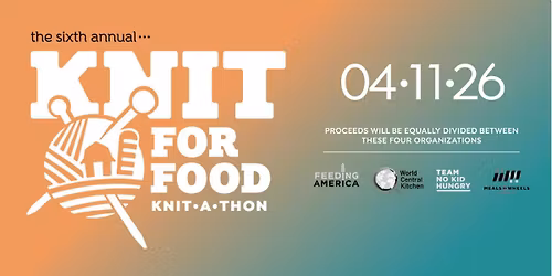 KNIT FOR FOOD-A-THON