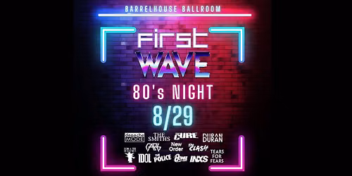 A Firstwave 80's Night