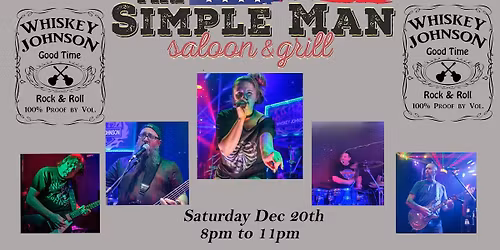 Whiskey Johnson Debut @ Simple Man Saloon & Grill