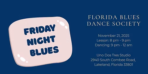 Friday Night Blues Dance