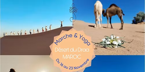 Evasion Nomade Trek Yoga D\u00e9sert du Draa (Encore 1 place)