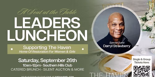 The Haven | Leaders Luncheon Fundraiser "A Seat At The Table"