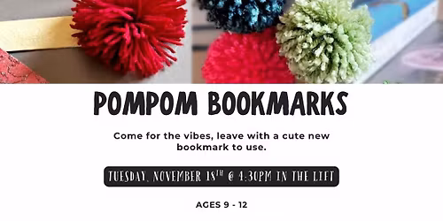 Pom Pom Bookmarks